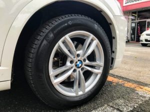 BMW X3スタッドレスタイヤ装着 | ミスタータイヤマン三鷹店